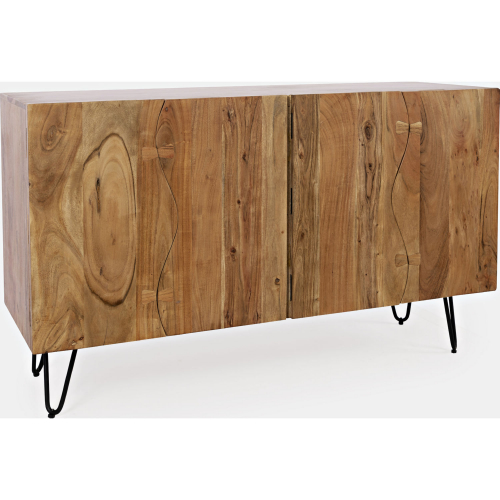 Nature's Edge 54" Server in Natural Acacia Wood & Iron